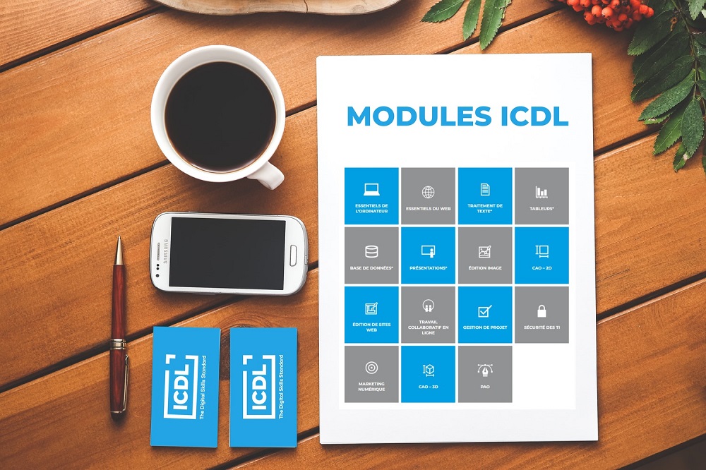 Les modules couverts par la certification ICDL