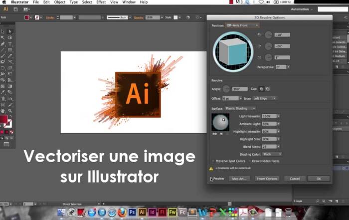 Vectoriser une image sur Illustrator 2.0
