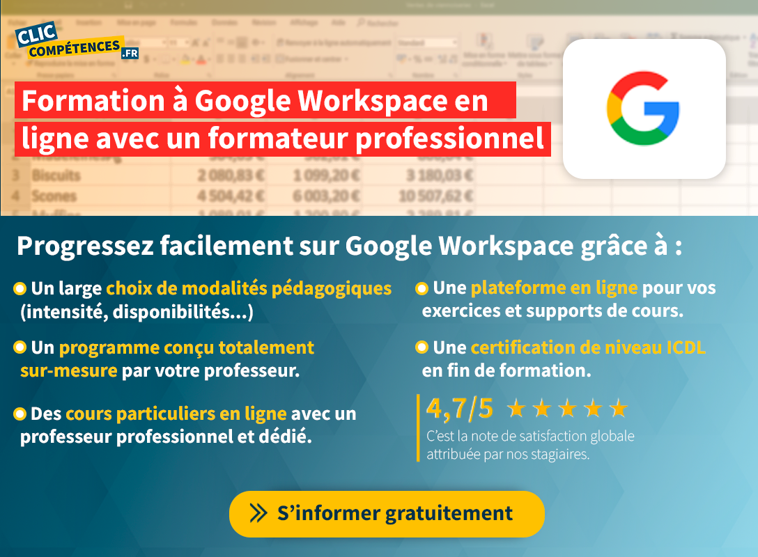 formation google workspace en ligne sur mesure 2