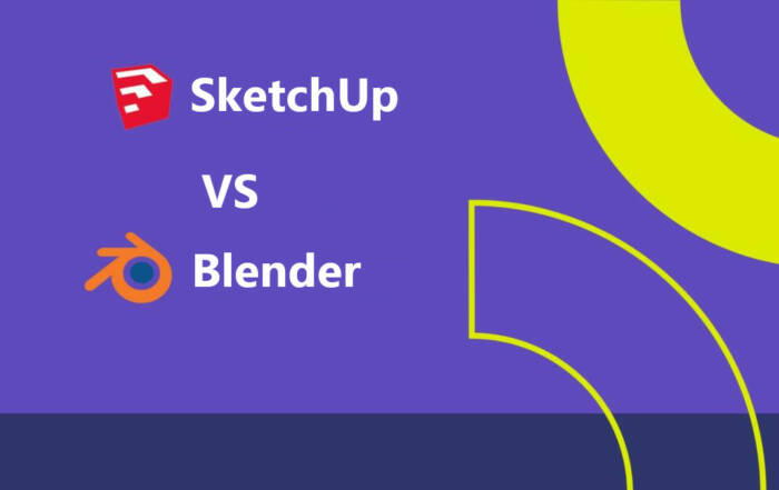 Sketchup vs Blender lequel de ces logiciels de modelisation 3D choisir
