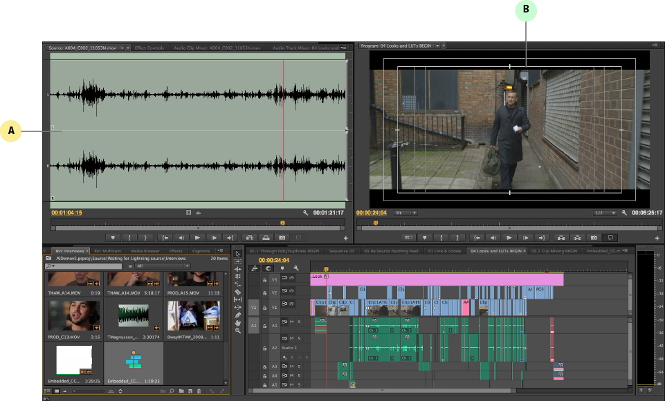 Premiere Pro propose un large eventail deffets visuels