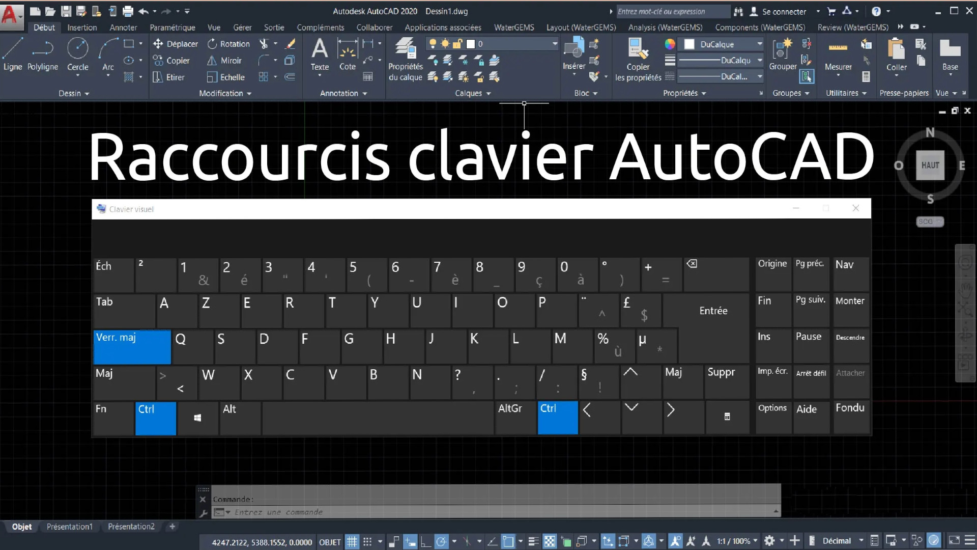 Les raccourcis clavier Sketchup - Apprendre SketchUp