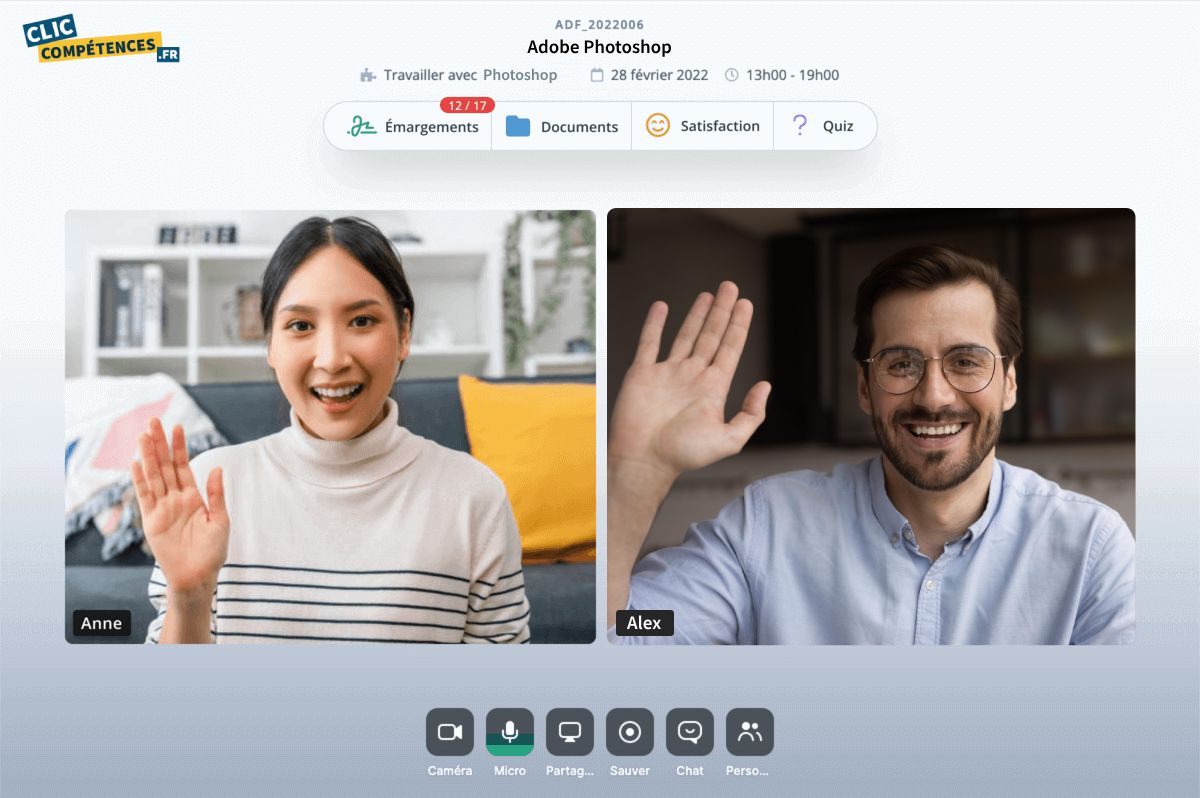 Expertise visioconference clic competences