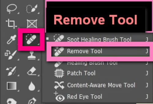 Remove Tool dans Photoshop 2025